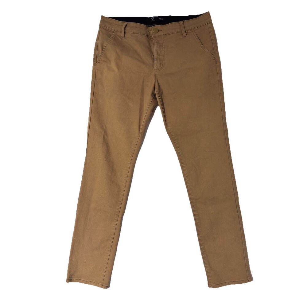 Fried Denim Men’s Slim Fit Pants Brown Chino Tapered Stretch Casual Size 34x32